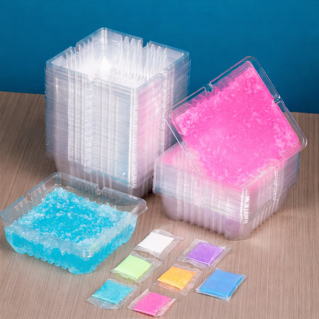 30 pakker gel sand + plastaskebegre